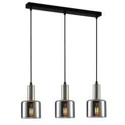 Store Lampa na listwie, do jadalni PND-65342-3-SC+SG SANTIA | Kaja Żyrandole Nowoczesne