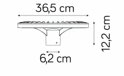Sklep Kaja Lampa ogrodowa idealna do parków, LED 44W STR-2500 z serii STER | Kaja Oświetlen