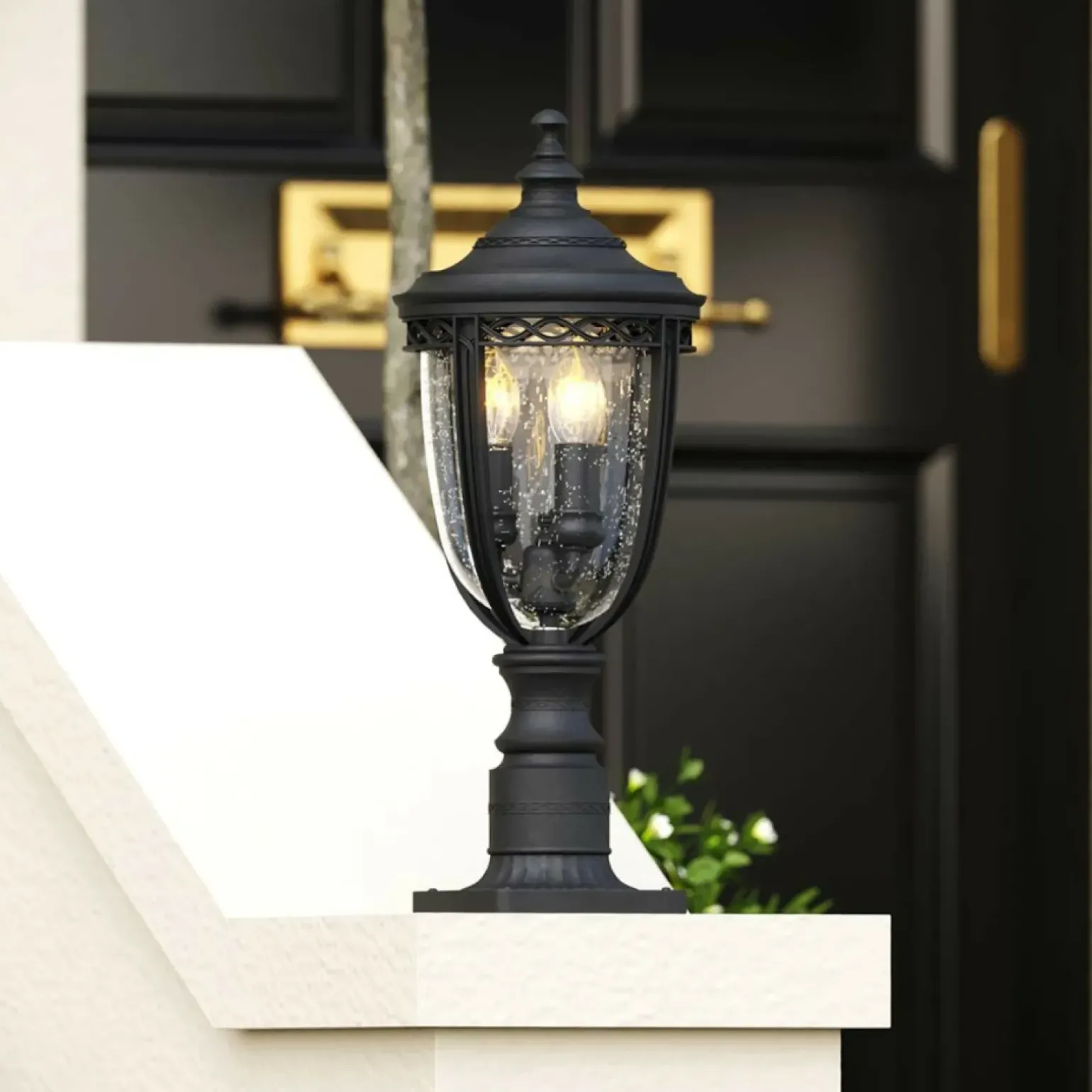 Sklep Kaja Lampa ogrodowa, na 3 żarówki FE-EB3-M-BLK z serii ENGLISH BRIDLE