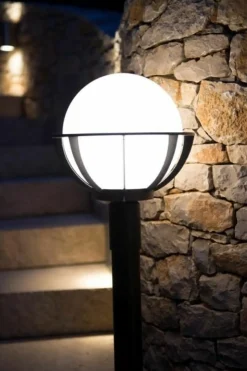 Sklep Kaja Lampa ogrodowa z kloszem, wysokość 130cm K 5002/1/KPO 250