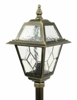Sklep Kaja Lampa ogrodowa ze szłem witrażowym K 5002/2/N z serii WITRAŻ | Kaja Oświetlenie