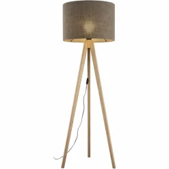 Sklep Kaja Lampa podłogowa na drewnianych nogach TK 16026 GRAND SOSNA | Kaja