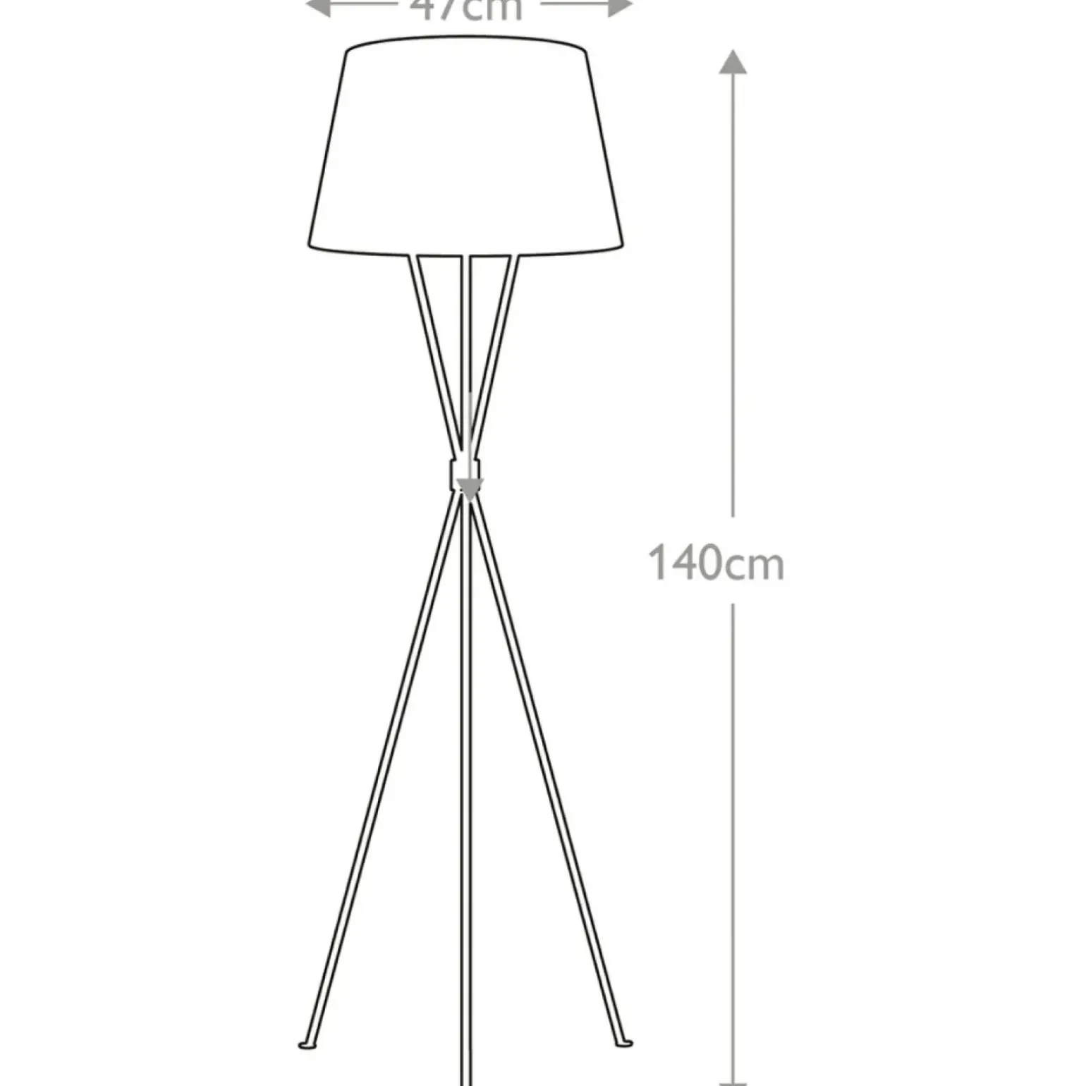 Sklep Kaja Lampa podłogowa na trójnogu FE-PENNY-FL-BB z serii PENNY