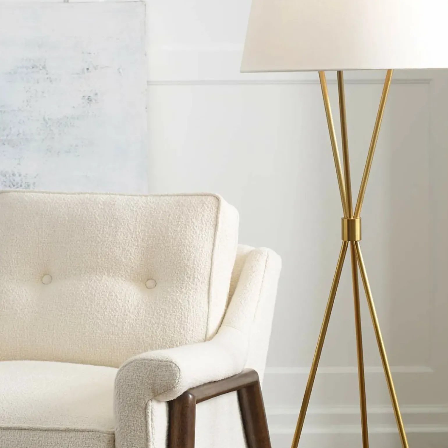 Sklep Kaja Lampa podłogowa na trójnogu FE-PENNY-FL-BB z serii PENNY