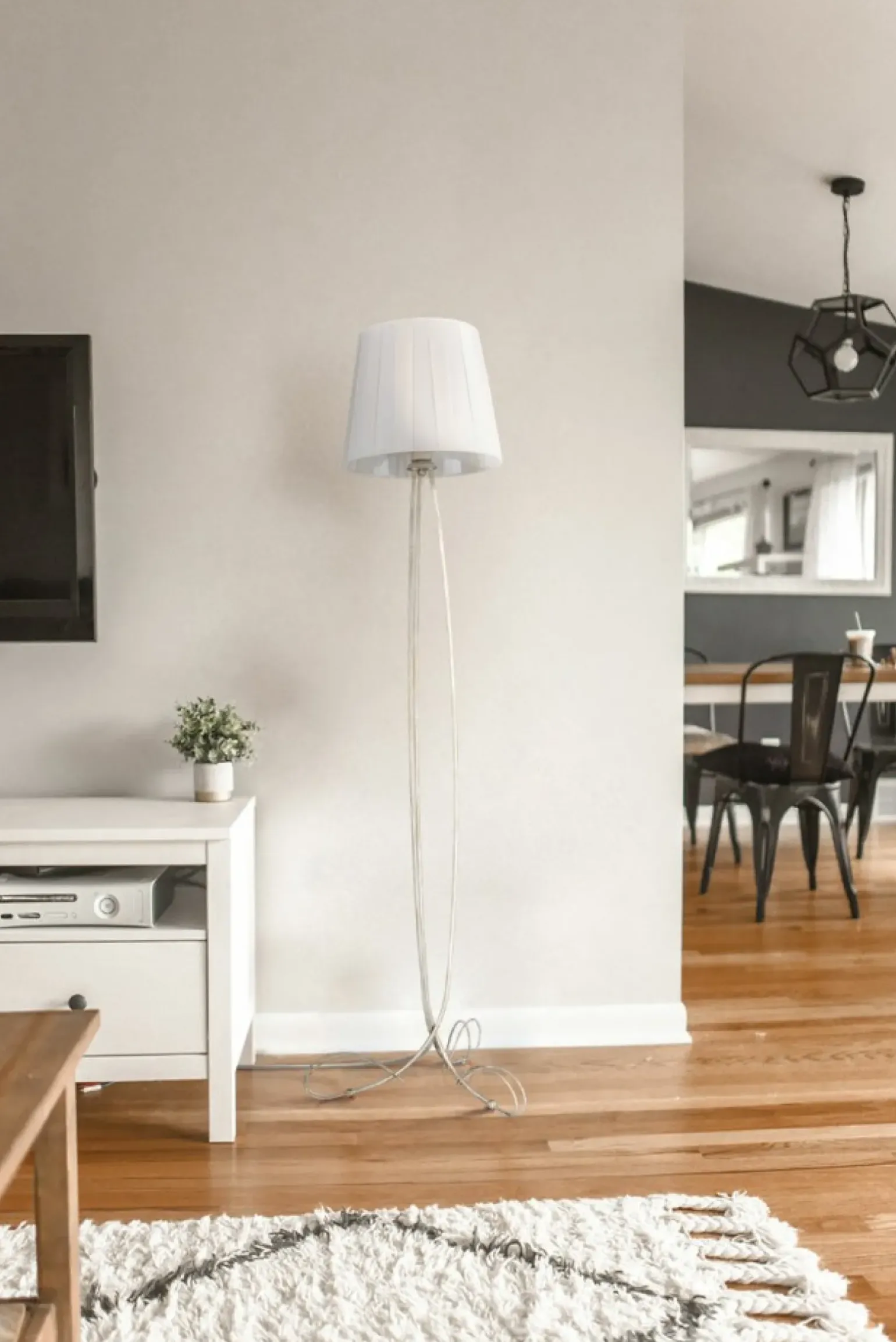 Sklep Kaja Lampa podłogowa trójnóg z abażurem K-4084 SOFIA | Kaja Oświetlenie