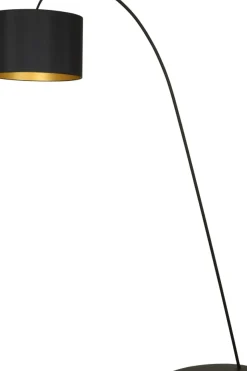 Sklep Kaja Lampa podłogowa łuk z czarno-m abażurem 4963 ALICE | Kaja