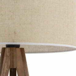 Sklep Kaja Lampa podłogowa z abażurem w stylu boho TK 16017 GRAND ORZECH | Kaja