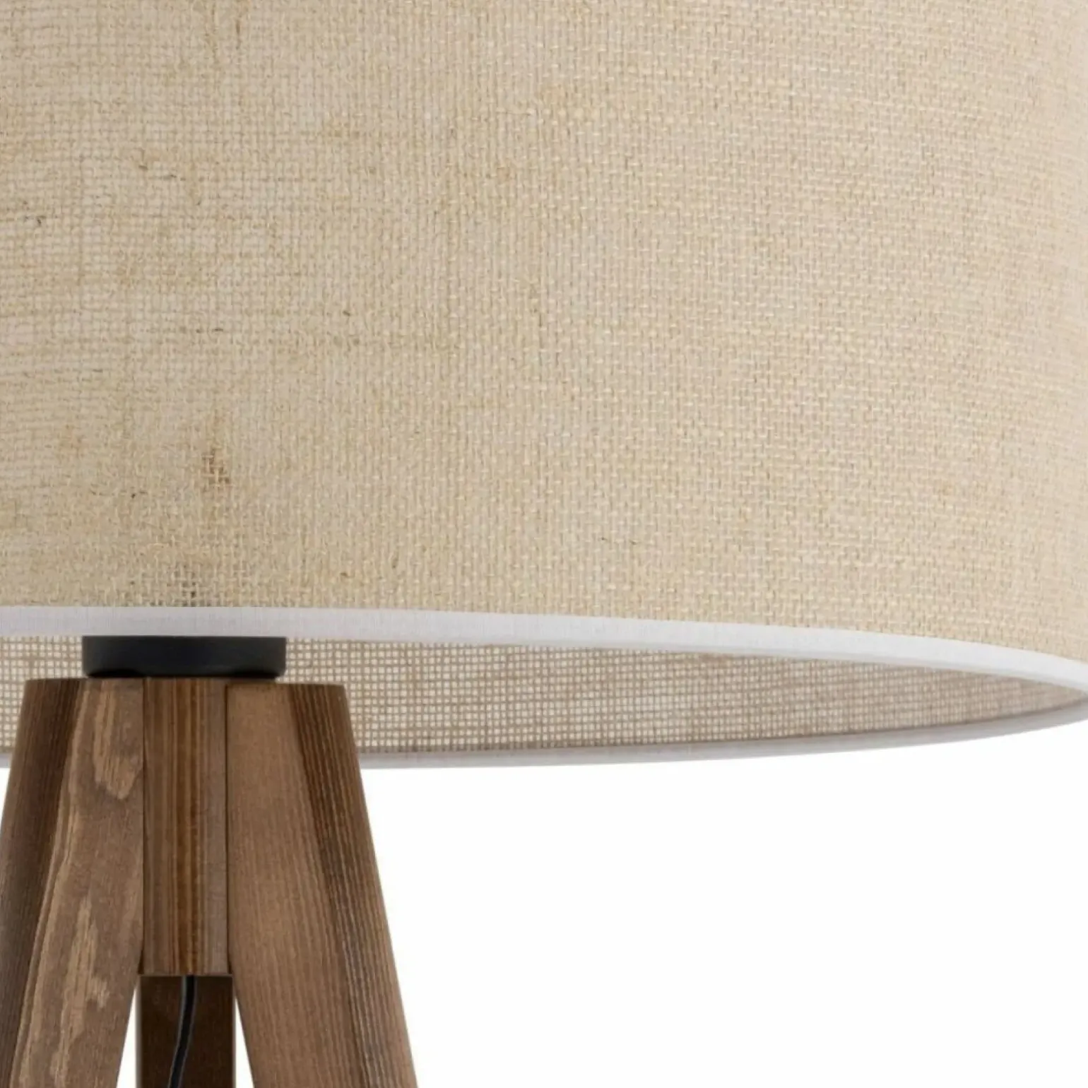 Sklep Kaja Lampa podłogowa z abażurem w stylu boho TK 16017 GRAND ORZECH | Kaja