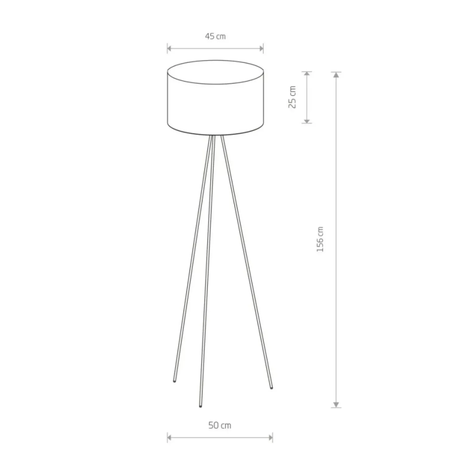 Sklep Kaja Lampa podłogowa z m abażurem 8191 | Kaja Oświetlenie