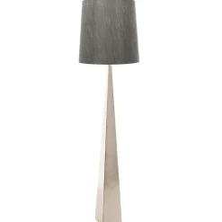 Sklep Kaja Lampa podłogowa z ciemnoszarym abażurem ASCENT-FL-PN z serii ASCENT