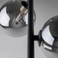 Sklep Kaja Lampa podłogowa z ciemnymi kloszami TK 5717 ESTERA BLACK | Kaja