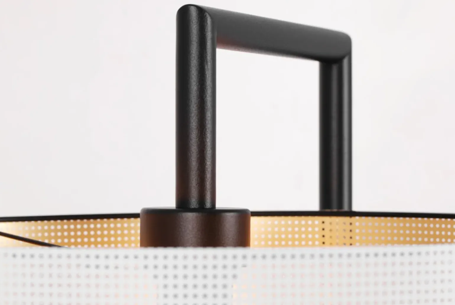 Sklep Kaja Lampa podłogowa z czarno-białym abażurem, do salonu K-5295 z serii VEGA