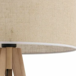 Sklep Kaja Lampa podłogowa z jutowym abażurem TK 16020 GRAND SOSNA | Kaja