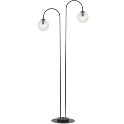 Sklep Kaja Lampa podłogowa z kloszami i czarnym stelażem 1286/LP2 z serii ARCHI