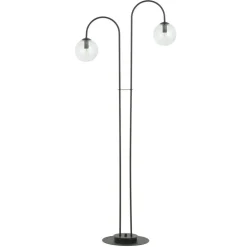 Sklep Kaja Lampa podłogowa z kloszami i czarnym stelażem 1286/LP2 z serii ARCHI