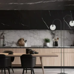 Sklep Kaja Lampa podłogowa z kloszami i czarnym stelażem 1286/LP2 z serii ARCHI