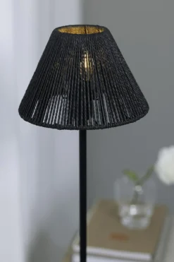 Sklep Kaja Lampa podłogowa z plecionym abażurem 108446 z serii CORDA | Kaja
