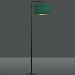 Sklep Kaja Lampa podłogowa z zielonym abażurem 1051/LP1 HILDE | Kaja Oświetlenie