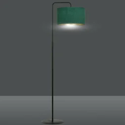 Sklep Kaja Lampa podłogowa z zielonym abażurem 1051/LP1 HILDE | Kaja Oświetlenie