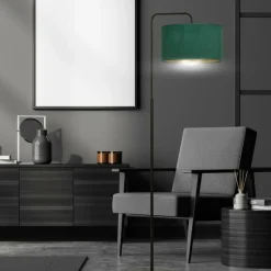 Sklep Kaja Lampa podłogowa z zielonym abażurem 1051/LP1 HILDE | Kaja Oświetlenie