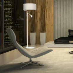 Sklep Kaja Lampa stojąca do kącika czytelnika - dwa światła MLP7503 LINO | Kaja