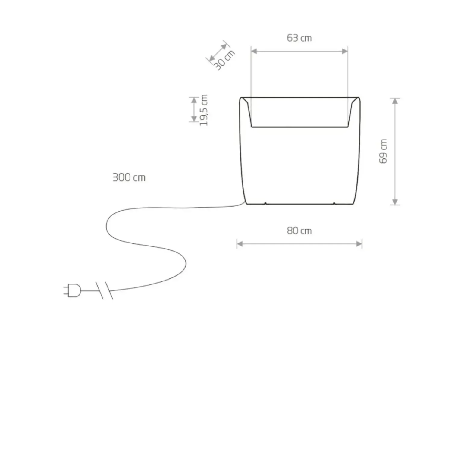 Sklep Kaja Lampa stojąca ogrodowa, ochrona IP 65, 9713 | Kaja Oświetlenie