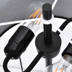 Sklep Kaja Lampa stojąca włączana sznureczkami LP-0304/2F BK FOGO | Kaja