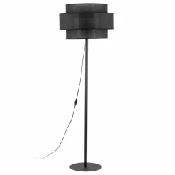 Sklep Kaja Lampa stojąca z podwójnym abażurem TK 5896 CALISTO BLACK | Kaja