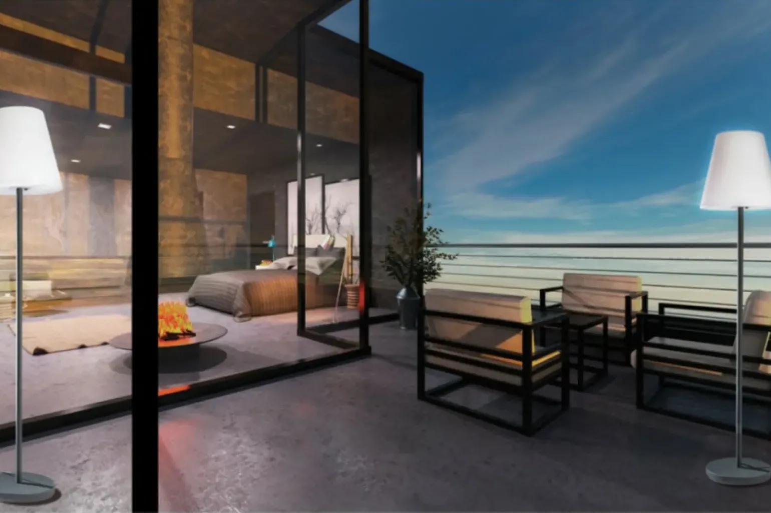 Sklep Kaja Lampa stojąca zewnętrzna idealna na taras AZ4662 HAVANA | Kaja