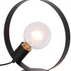 Sklep Kaja Lampa stołowa czarna okrągła E27 LEDEA 50501202 NEXO | Kaja