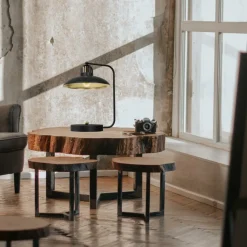 Sklep Kaja Lampa stołowa do biura, kolor czarno-złoty MLP8908 z serii FELIX | Kaja Oświetle