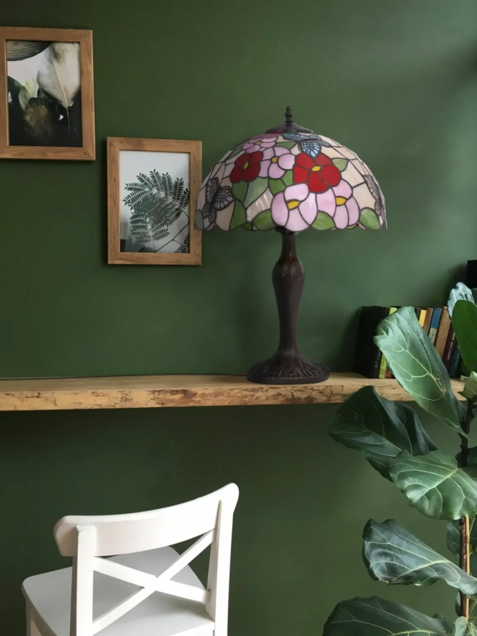 Sklep Kaja Lampa stołowa, do rustykalnych wnętrz K-G161386 z serii BUTTERFLY