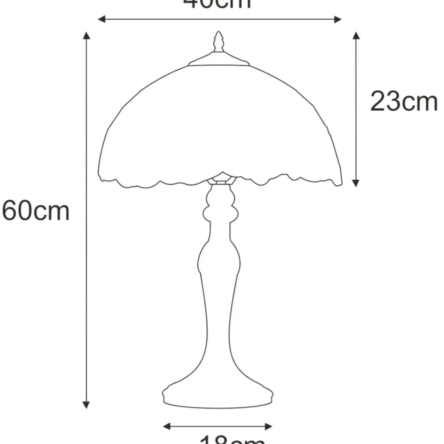 Sklep Kaja Lampa stołowa, do rustykalnych wnętrz K-G161386 z serii BUTTERFLY