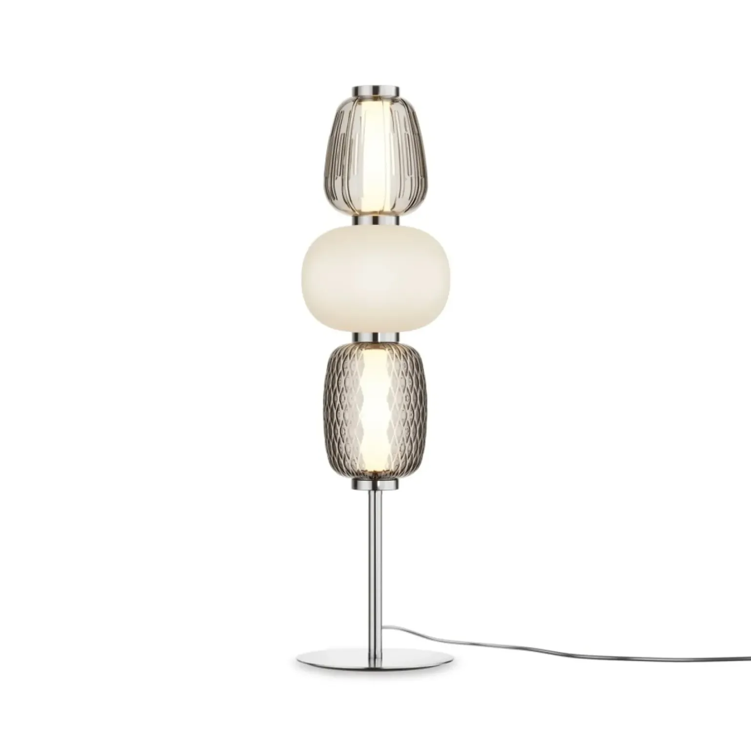 Sklep Kaja Lampa stołowa, efektowny wygląd MOD267TL-L28CH3K z serii PATTERN