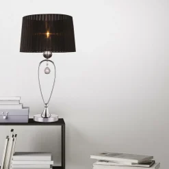 Sklep Kaja Lampa stołowa glamour do salonu RLT93224-1B BELLO| Kaja Oświetlenie