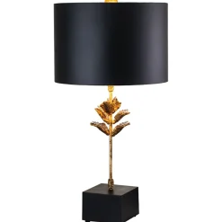 Sklep Kaja Lampa stołowa, kwiat, antyczne złoto FB-CAMILIA-TL z serii CAMILIA