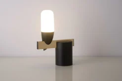 Sklep Kaja Lampa stołowa LED czarna LEDEA 50533081 SAKAI | Kaja Oświetlenie