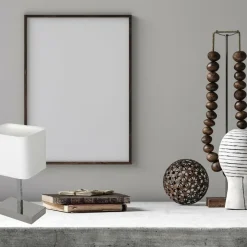 Sklep Kaja Lampa stołowa na chromowanej podstawie ML6363 z serii NAPOLI | Kaja Oświetlenie