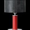 Sklep Kaja Lampa stołowa na czerwonej podstawie 67599 NODO | Kaja Oświetlenie