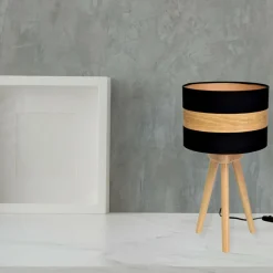 Sklep Kaja Lampa stołowa na trzech nogach, z abażurem MLP6292 z serii TERRA | Kaja Oświetle