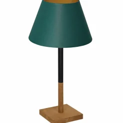 Sklep Kaja Lampa stołowa z abażurem, butelkowa zieleń LX 3752 z serii TABLE LAMPS