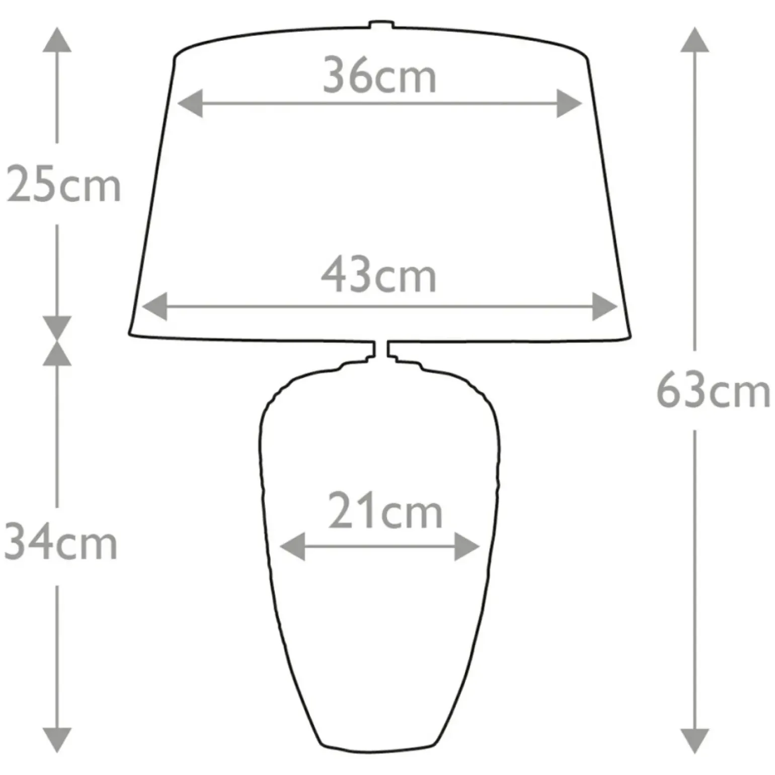 Sklep Kaja Lampa stołowa z brązowym abażurem DEMETER-TL z serii DEMETER