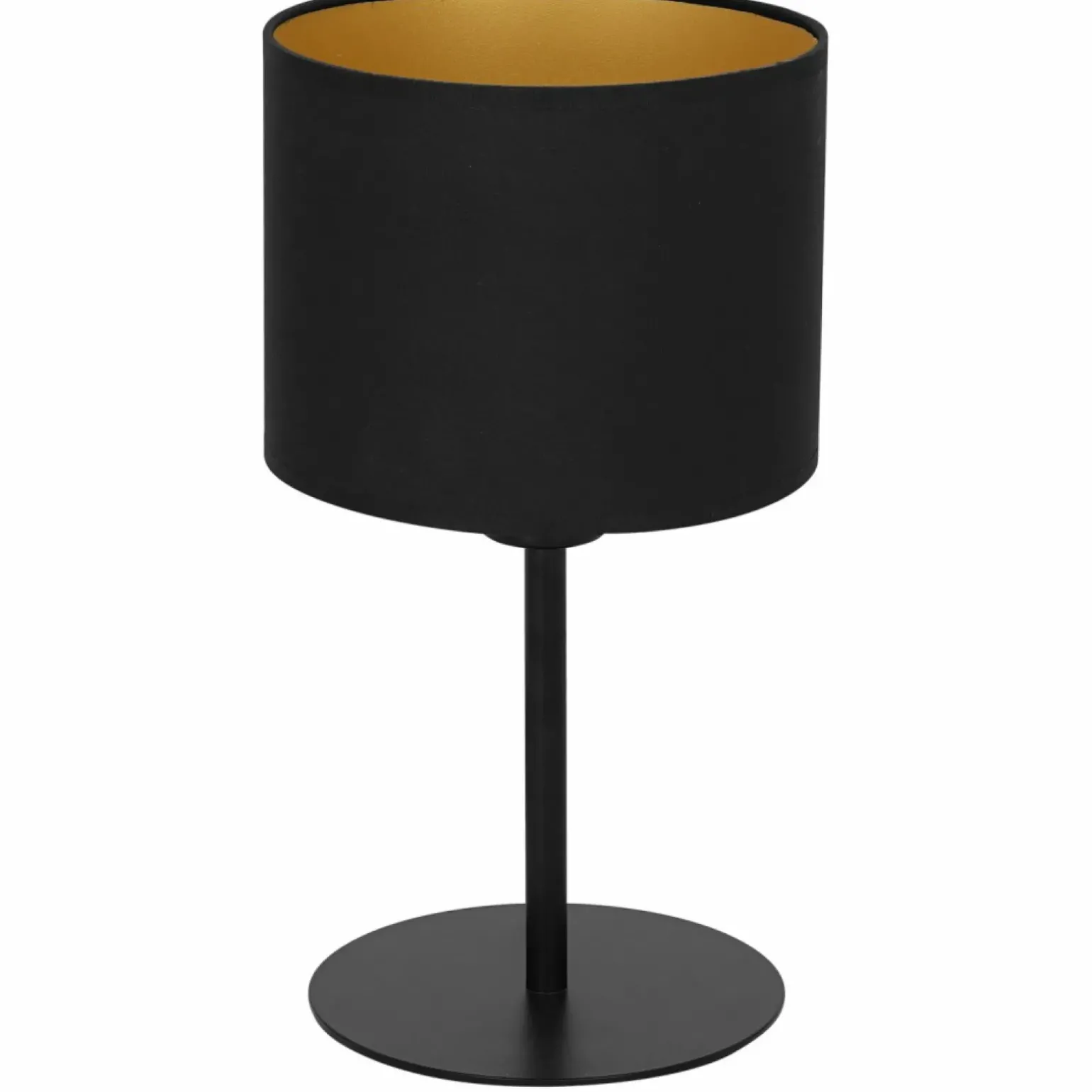 Sklep Kaja Lampa stołowa z czarno-złotym abażurem LX 3185 z serii FRODI | Kaja