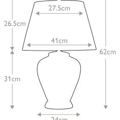 Sklep Kaja Lampa stołowa z dekoracyjną podstawą ARUM-LILY-TL z serii ARUM LILY