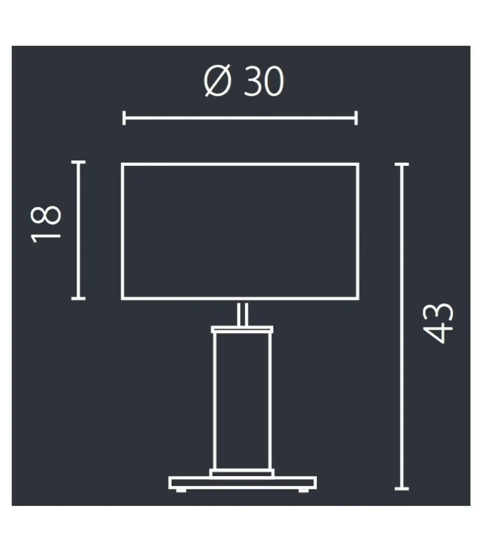 Sklep Kaja Lampa stołowa z metalicznym abażurem 67547 NODO | Kaja Oświetlenie