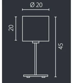 Sklep Kaja Lampa stołowa z ponadczasowym abażurem 67577 RONDO | Kaja Oświetlenie