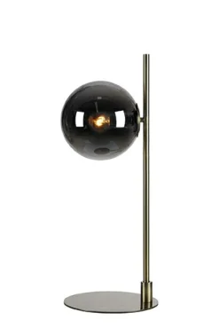 Sklep Kaja Lampa stołowa z przydymionym kloszem 108272 | Kaja Oświetlenie