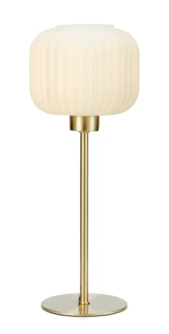 Sklep Kaja Lampa stołowa ze złotą oprawą mały gwint 108120 | Kaja Oświetlenie