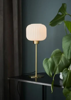 Sklep Kaja Lampa stołowa ze złotą oprawą mały gwint 108120 | Kaja Oświetlenie