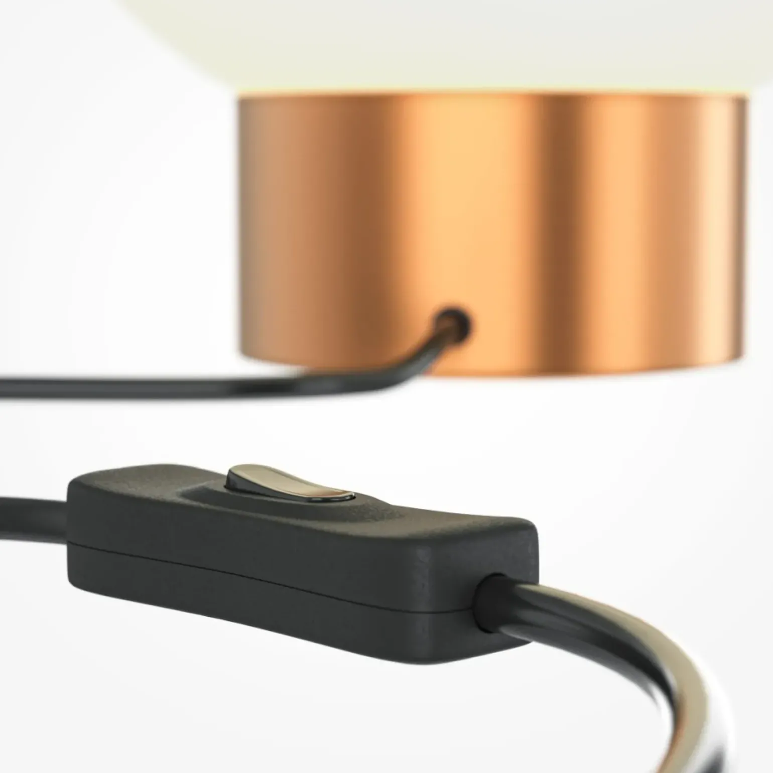 Sklep Kaja Lampa stołowa ze złotym mocowaniem MOD321TL-01G3 z serii BASIC FORM